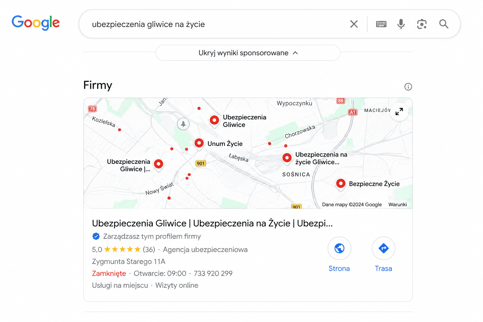 Placeholder grafiki wizytówki
